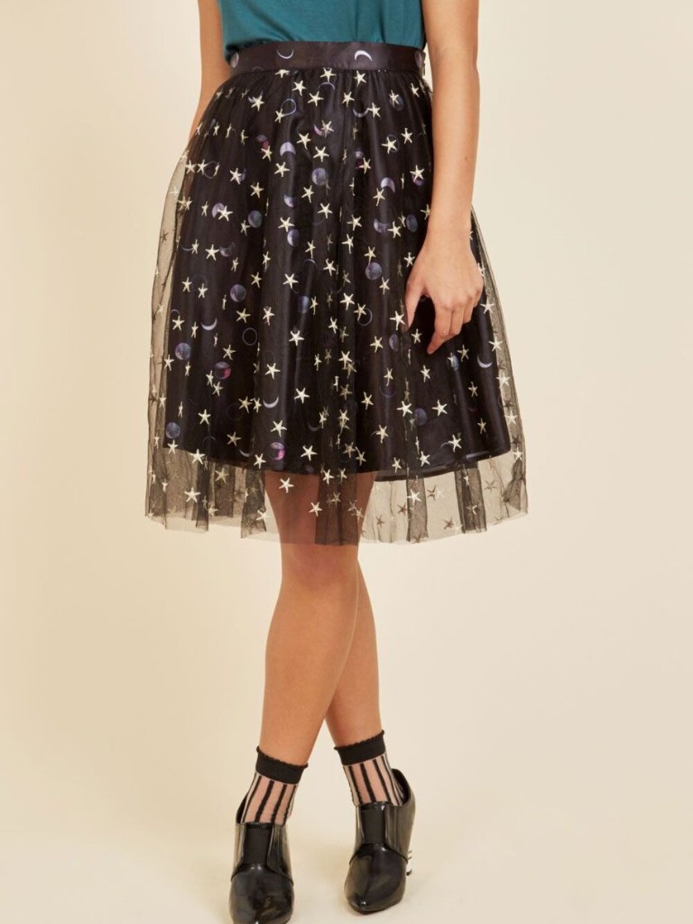 Modcloth Celestial Celebration Skirt - 3X